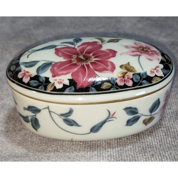 Supreme Otagiri Japanese Floral Trinket Box - Picture 9 of 11
